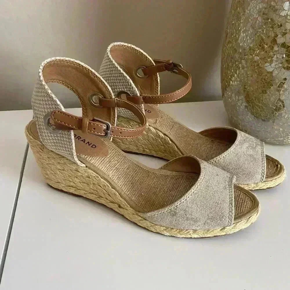 Lucky Brand Kyndra‎ Espadrille Wedge Sandals Size 8